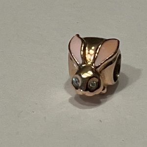 Pandora Rose Bunny Charm, retired